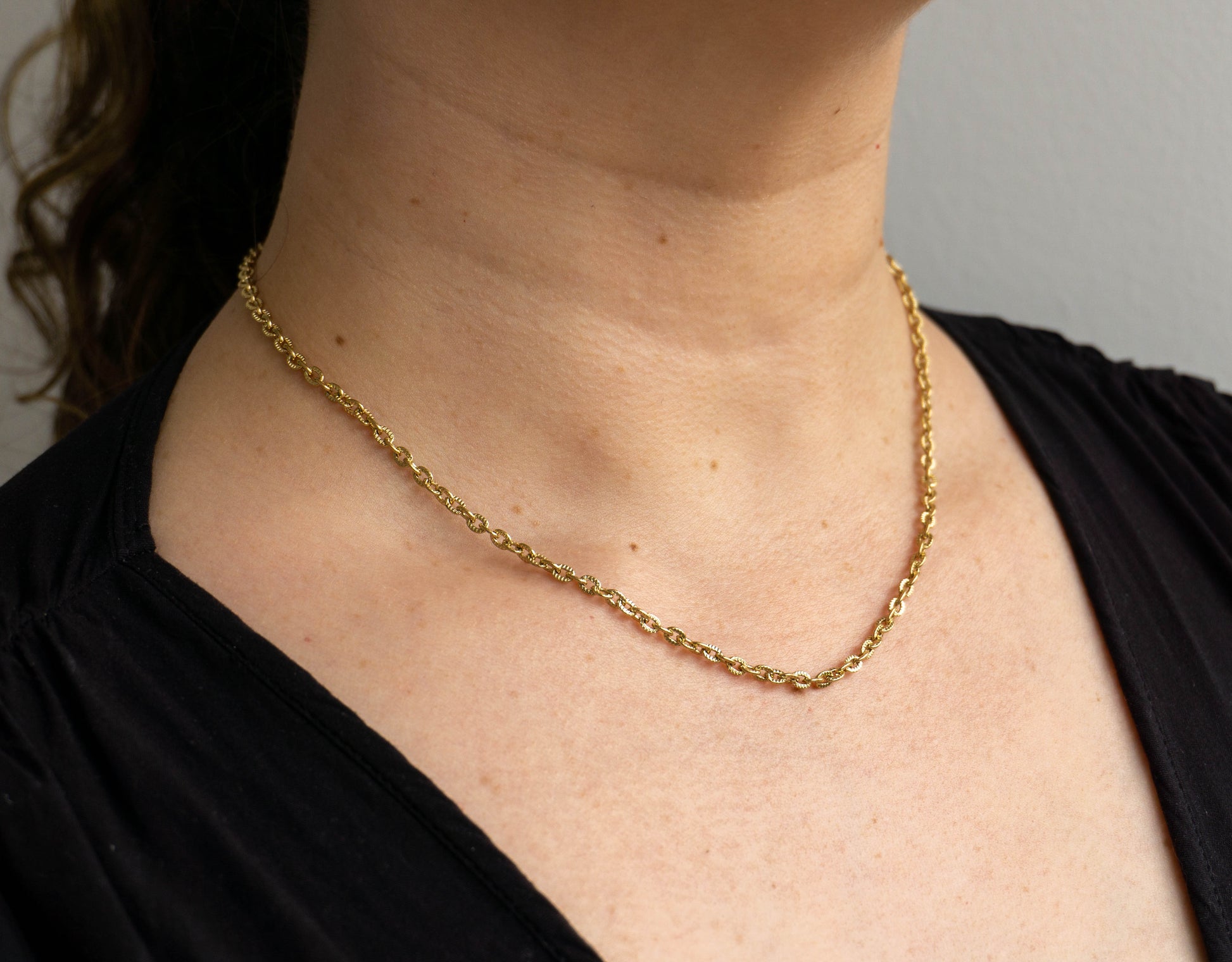 Cadena Ovalo Oro