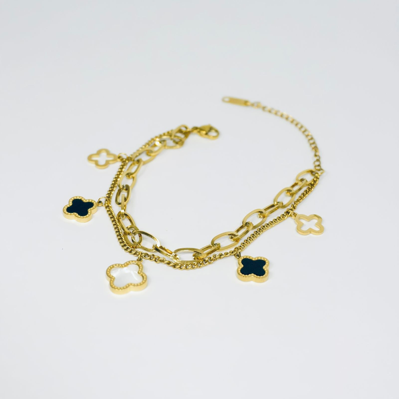 Pulsera Tréboles Oro