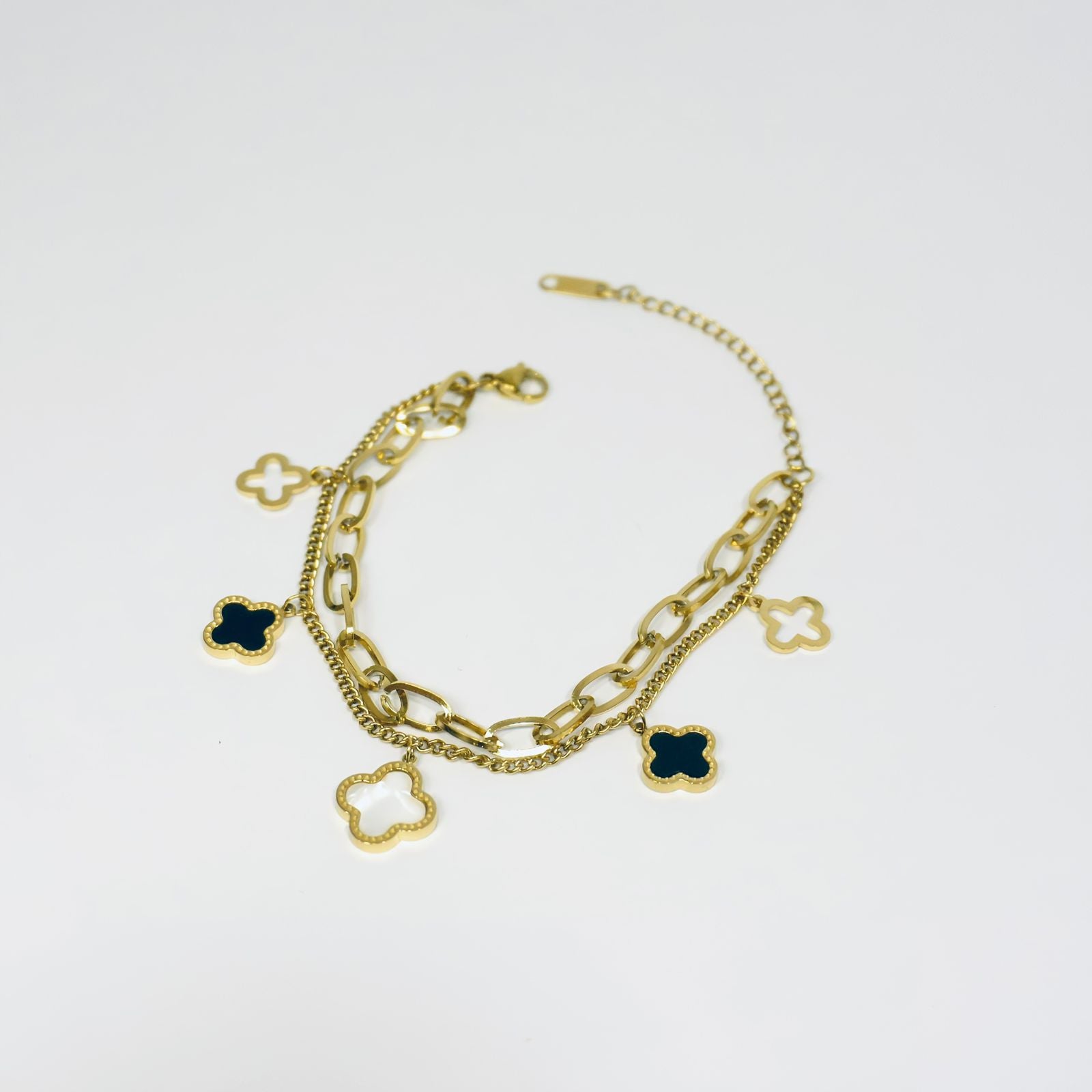 Pulsera Tréboles Oro