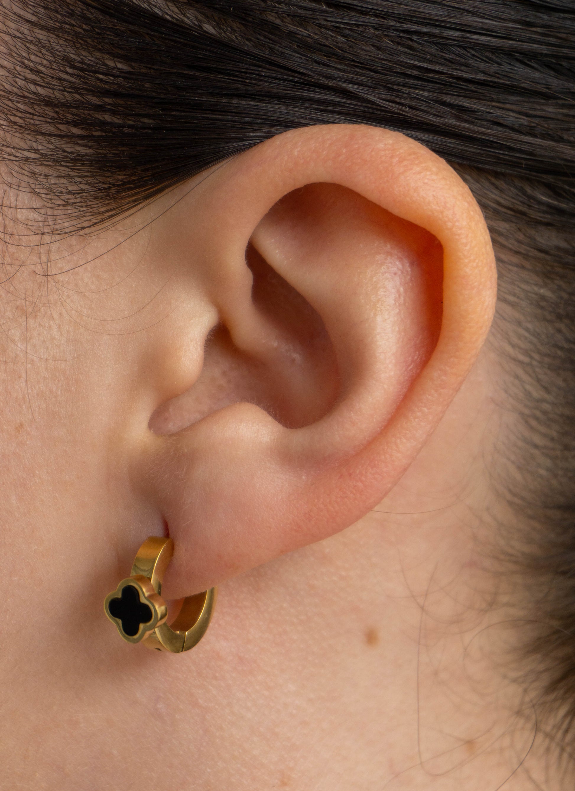 Aretes Candonga Trébol Negro