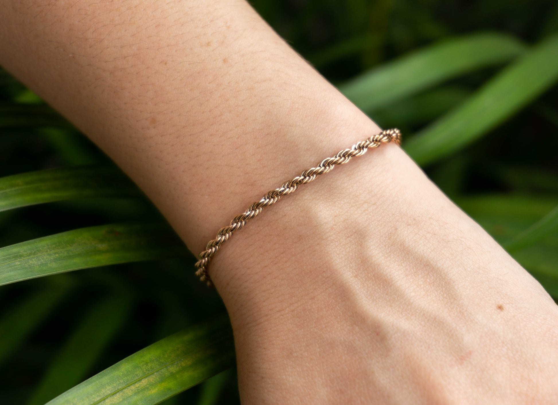 Pulsera Lazo Oro Rosa