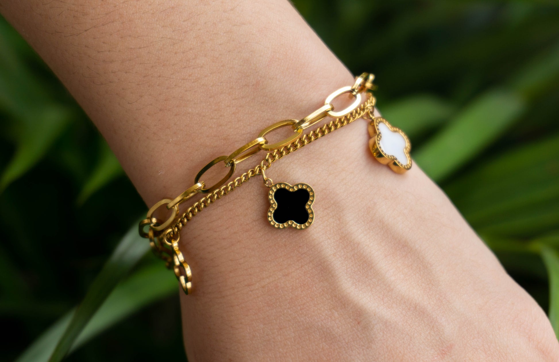 Pulsera Tréboles Oro