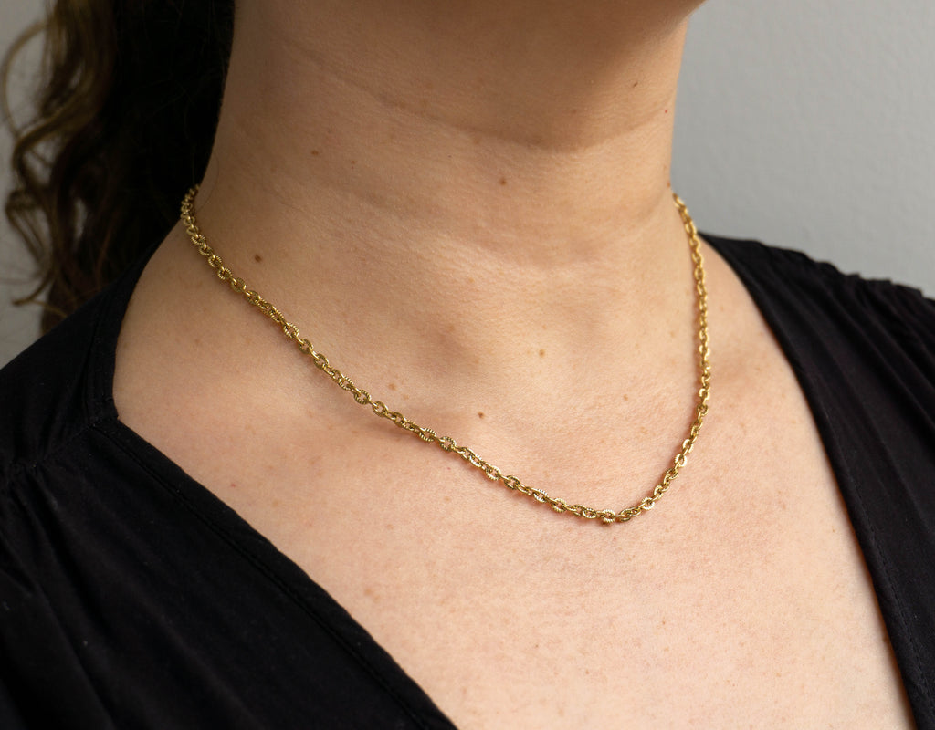 Cadena Ovalo Oro