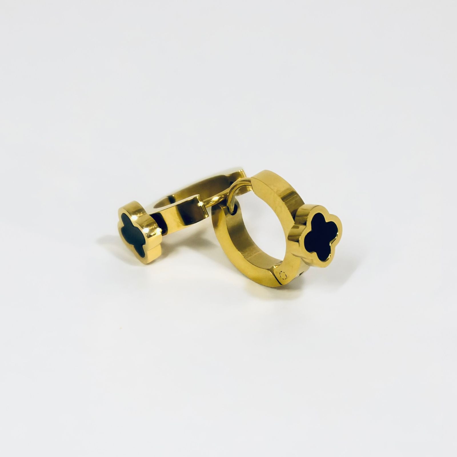 Aretes Candonga Trébol Negro