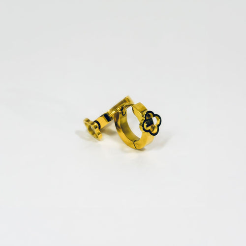 Aretes Candonga Trébol Oro