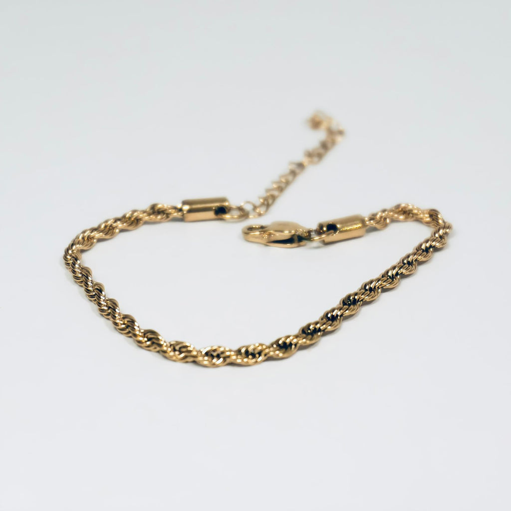 Pulsera Lazo Oro Rosa